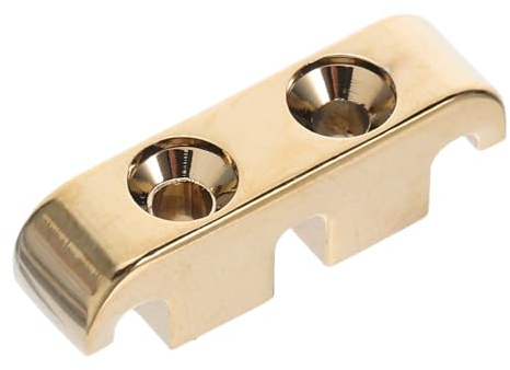 LIGIGWASH Bass Saitenniederhalter mit Befestigungsschrauben für Bassgitarre Rillen-design Gitarrensaitenwerkzeug aus Passend für Verschiedene Basskopf-niederhalter