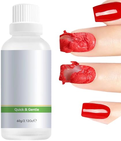 Jiimhte Gel Entferner | 60ml Entferner Für Acryl Und Gelnägel,Maniküre Pediküre Zubehör Für Zuhause Frauen Anfänger