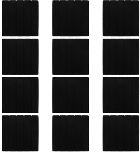 TOVINANNA 12pcs Polyester Acoustic Sound Panels Wall Self-adhesive Noise Reduction Soundproofing Tiles for Theaters Recording Studios