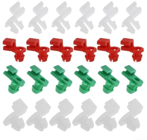 24 clip per asta di chiusura della portiera dell'auto, fermi in plastica per porte interne da 2 mm a 3,8 mm, fissaggi per auto per la maggior parte dei modelli di veicoli kit di riparazione