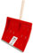 Shw-Fire Pala quitanieves, plástico, mango redondo, madera, 110 cm de largo