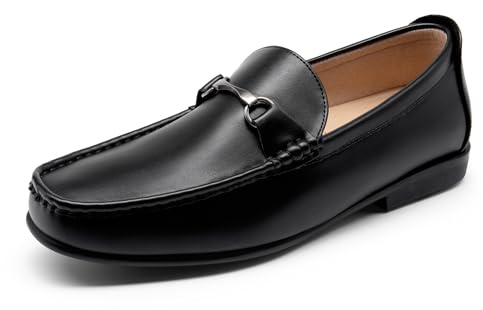 Bruno Marc Men's Dress Loafers Slip On Casual Driving Loafer,Size 10.5,Black,Henry-1