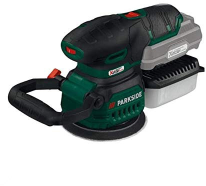 ParKSIDE® PAEXS 20-Li A1 Levigatrice orbitale a batteria con 4 fogli abrasivi, senza batteria e caricatore