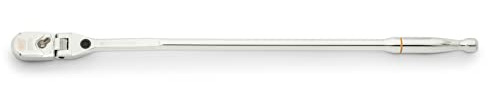 GEARWRENCH 1/2 Drive 120XP Locking Flex Head Ratchet with Full Polish Grip - 25 Length - 81376