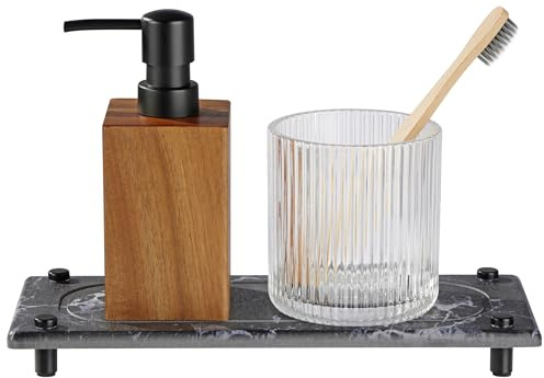 Navaris Organizador Fregadero - Soporte Esponja Cocina y jabon de Tierra diatomeas - Piedra de Secado rápido para jabonera y Estropajo - Bandeja Cocina baño de Tierra de diatomea