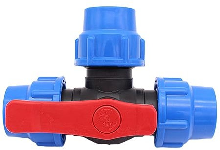 FUBESK Ball Valve Interface,Ball Valve Interface,PE Pipe 3-Way Ball Valve 20/25/32/40/50mm Plastic Valve Ball Valve Valve