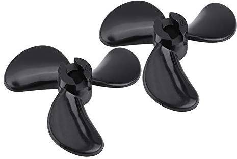 Alomejor RC Propeller Set 3-Blatt Kunststoff Hochleistungs f¨¹r Modellboot Zubeh?r Starkes Durchzugskraft Hochwertig Langlebig Kompatibel mit RC Schiff Modellen