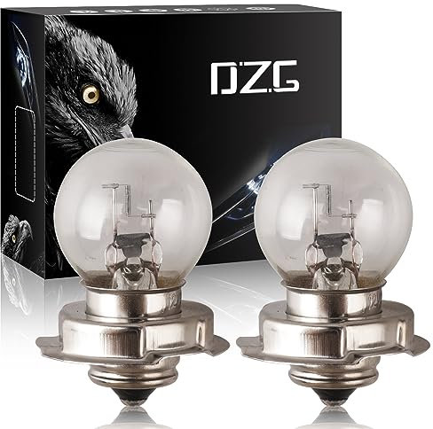 DZG P26S Scheinwerfer S3 15W Halogenbirne 3000K Gelb 12V Motorrad Roller Frontscheinwerfer 2 Stück