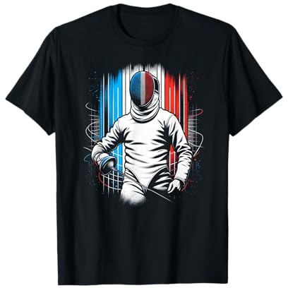 Clôture drapeau français garçons escrime france T-Shirt