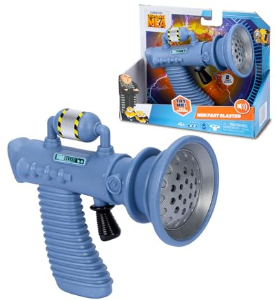 DESPICABLE ME - Minion Mini Fart Blaster, Pistola de la Película Mi Villano Favorito, Efectos de Sonidos de Pedos, Funciona con 2 Pilas AAA, Famosa (MN402000)