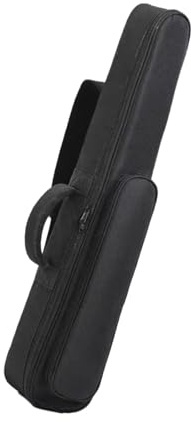 Dickly Saxophon-Aufbewahrungstasche, Handtasche, tragbar, leicht, Sopransaxophon-Koffer, Sax-Gigbag für Gig-Instrumente, Flöte, gerades Saxophon, m