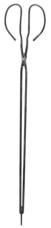 Amosfun Holzkohleklemme Aus Metall Verlängertes Design Stabiler Griff Für Outdoor-grillzwecke Hochleistungs-zange Zum Greifen Von Brennholz Und Kohlen Praktisch Für Bbq Und Camping