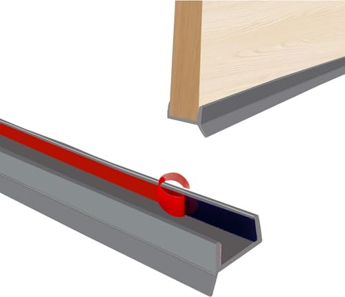 Sockelleiste Küche,Selbstklebende Versiegelte Küchenabschlussleiste,Elastizitä Silikonkautschuk Transparent Sockelblendenprofil,für 15/16/17/18mm Sockelleiste Küche, für Badezimmer,Küchen(Grau 5M)