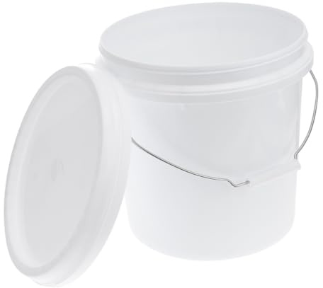 EPIGEIST Household Sealed Barrel Container Thickened Plastic Bucket Lid for Camping Bottle and Oil Container Use for Outdoor Storage and Kitchen Storage