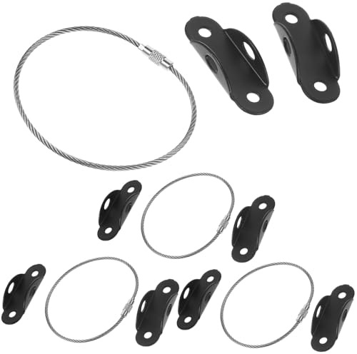 BATHVEVE Set di 4 Cinghie di Sicurezza per Mobili in Acciaio Inox e Lega Anti Ribaltamento, Design Leggero, per Armadi e Protezione Ragazzo Ragazza