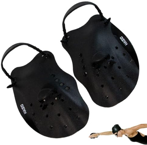 Guanti da nuoto per bambini | Guanti da nuoto palmati in silicone regolabili per bambini | Attrezzatura da portatile per adulti con fori di drenaggio, aiuti per il riutilizzabili per allen