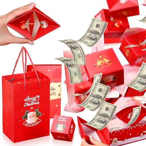 AUEJACKY Surprise Box 10 Pieces, Gift Box Jump Box, Bounce Surprise Gift Box, Pop-Up Box Surprise, DIY Surprise Box, Explosion Box, For Gift Packaging, Christmas