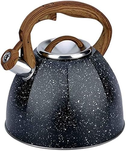 ABBNIA Stove Top Kettle Whistling Kettle for All Hob/Stove Gas Induction High Capacity Thickened Three Layer Composite Bottom Fast and Even Heat Universal