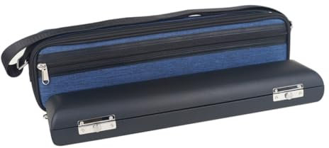 ibasenice 1stück Tragbarer Oxford Flötenkoffer Mit Verstärktem Innenfutter Für Musiker Schwarz-blau Leicht Und Bequem Schützt Ihr Instrument Für Auftritte Und Reisen