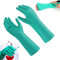 Helweet Gants Nitrile, Gants de Protection Chimique, gants Résistants aux Produits Chimiques, Convient à L'industrie Automobile, à L'industrie Chimique et à Diverses Activités de Laboratoire