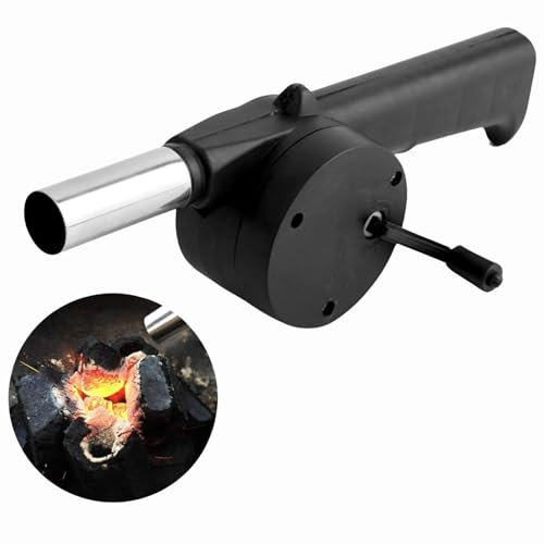 Soplador Manual Portátil para Barbacoa, Estufas y Chimeneas – Ventilador Encendedor de Carbón y Leña – Accesorio Ligero y Seguro para BBQ, Camping y Picnic – Sin Pilas ni Electricidad