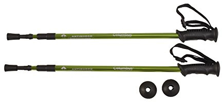 Conjunto de Bastones de Trekking en Aluminio Columbus TK1 Verde