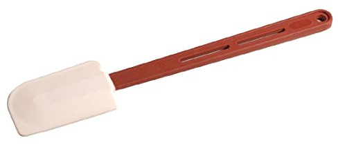 Vogue High Heat Spatula 405 mm/16 inch, Brown, Heat-Resistant up to 260°C, Dishwasher Safe, Stain Resistant, K983 | Resists temperatures up to 260°C and prevents stains, keeping commercial kitchens compliant and clean.