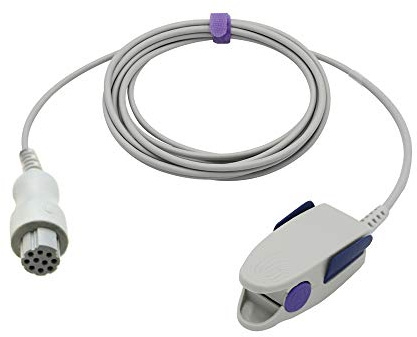 Sino-k Kompatibel Für Datex Ohmeda OXY-F4-N Spo2 Sensor Erwachsene Fingerclip 9,8 ft 10 Pins Connector FDA/CE Genehmigt