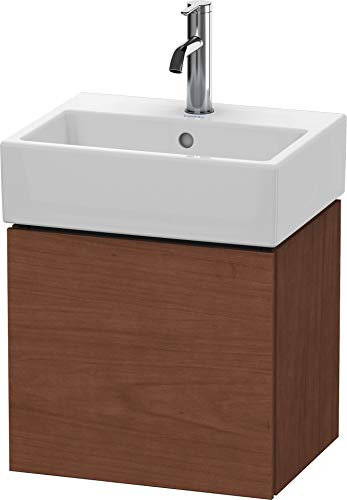 Duravit L-Cube Mueble de Pared 43.4x34.1 cm, 1 Puerta, con bisagra a la Izquierda, para Vero Air 072445, Color: Chapa de Madera auténtica de Nogal Americano