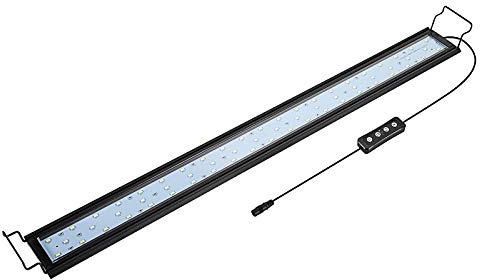 hygger 20W Aquarium Light, Dimmable LED Aquarium Light with Timer, Aluminum Alloy Shell Extendable Brackets, External Controller, Full Spectrum Fish Tank Lights for Fish and Plant