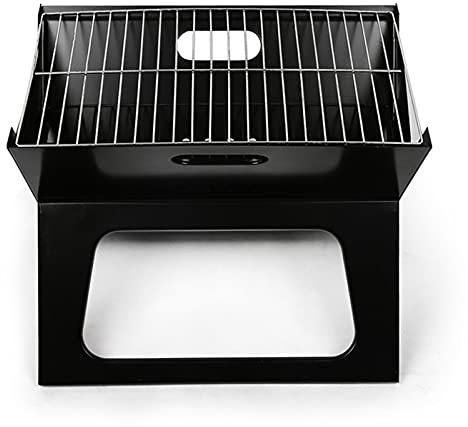 LDIW Folding BBQ Grill Barbecue Grill Portable BBQ Smoker Grill Tools Tabletop Outdoor Stainless Steel Smoker BBQ for Picnic Garden Terrace Camping Travel