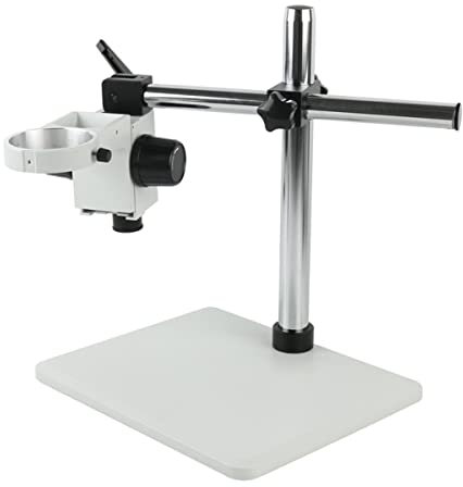 ZTBH Mikroskop-Zubehör-Kit Stereomikroskop, Einstellbarer Standboomtisch, der 76mm Halter 32mm Arm arbeitet Mikroskopische Objektträger (Color : B)