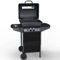 BIllyOh Oregon Alloy Steel 2 Burner Gas BBQ Grill + 1 Side Stove, Table, Rack, Window Lid, Thermometer, Front Storage - Outdoor Gas Burner with Barbecue Grill Outdoor Kitchen for Patio and Garden