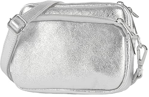 modamoda de T231 Damen Leder Umhängetasche Schultertasche Small handmade in Italy