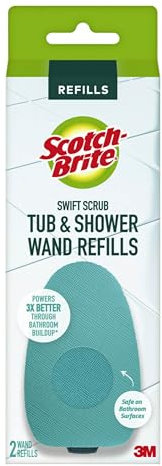 Scotch-Brite® Swift 547-WR, ricariche per vasca da bagno e doccia, 6/2, 2 pezzi (confezione da 1)