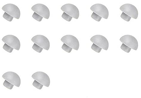 Lioaeust 12 cuscinetti paracolpi per sedile WC, antiurto, ricambi per cuscinetti, accessori (cuscino superiore)