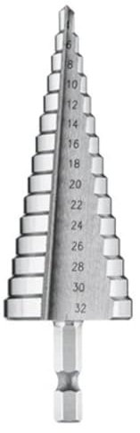 1/3PCS 4-20mm 4-12mm 4-32mm Stufenbohrerschärfer Metallbohrer Bits Set Bühne Multifunktions-Stufenbohren Konische Holzbearbeitung (Größe: Gold 3PCS) (Silber 4)