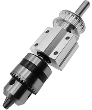 Morse Taper Drill Chuck, B10 Unpowered Spindle Assembly with Connecting Shaft Rod, DIY Woodworking Cutting Table Saw Bench Drill Accessories for Lathes and Drill Presses