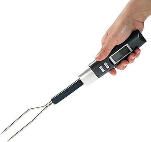 Meat Thermometer Fork Digital BBQ Fork Thermometer Digital Cooking Fork, for Any Grilled Food, for Kitchen, Grilling, Smoker,
