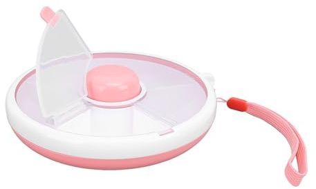 OPPWONG Rotierender Snackbehälter, um 360° Drehbarer ABS-Snack-Spinner mit Großer Kapazität, Rotierende Snackbehälter für Kinder mit Farbenfrohem Aussehen für Snacks und Trockenfrüchte