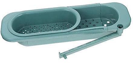 MAGICLULU Cesta de Drenaje de Cocina Extensible Borde Suave y Material Pp para Colador Fregadero y Escurridor de Verduras en Cocina Interior