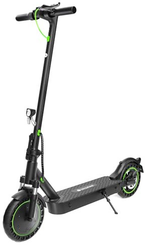 E Scooter mit Straßenzulassung, E Roller 42V/10Ah Batterie MAX 40KM Reichweite, 10 Zoll Faltbarer E-Scooter mit USB Ladefunktion, Haltbarkeit Electric Scooter Erwachsene für Pendler