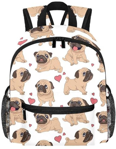Süßer Kleinkind-Rucksack – Lieber Bierfuchsbaum-Muster, moderne Kindertasche für Vorschule, Schule, Mädchen und kleine Kinder, Mehrfarbig 7, 25.4x10x30 CM/10x4x12 in