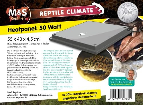 M&S Reptile Climate, Heatpanel, 50 Watt