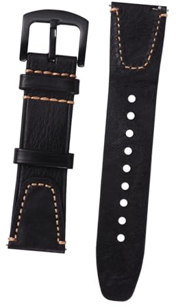 VILLCASE Correa de Cuero Compatible con Reloj Inteligente Correa de Reloj de Repuesto para Mujeres y Hombres de Pulsera para Actividades Diarias
