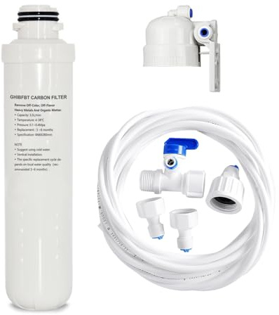 Boiling Water Tap Replacement Carbon Filter, Replacement Filter Scale Inhibition Carbon Filter for Instant Boiling Hot Water Tap Filter, Universal Integrated Tap Filter Cartridge for Home, Hotel