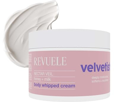 REVUELE Nectar Veil Crema Corpo Soffice con Miele e Latte – Idratazione Profonda, Nutrimento Intenso e Pelle Setosa e Morbida, 300 ml