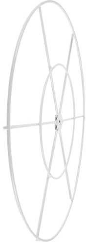 SHINEOFI Aro de Hierro para Cortina de Boda 40 cm, Soporte metálico Resistente para decoración de Fiestas y Celebraciones, círculo para Manualidades y Dosel de Techo