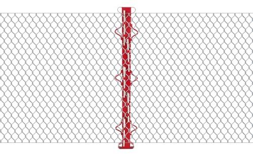 Fence Stretcher Bar, 21x8x134cm Fence Stretcher Bar with 5 Wedges, 4ft Woven Wire Fence Stretcher Bar for Fencing Projects in Farms, Ranches, Livestock Operations