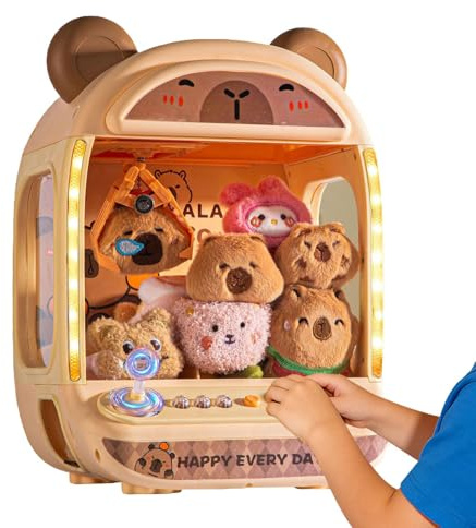 Claw Machine: Capybara Claw Machine, Candy Catching Machines, Kids Vending Toys With , Grabber Set With And Dolls And Adjustable Music For Kid